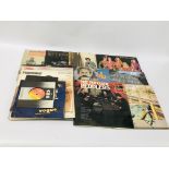 A GROUP OF VINYL LP RECORDS TO INCLUDE LTD EDITION BEATLES ABBEY ROAD PICTURE DISC,