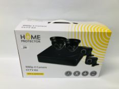 A BOXED HOME PROTECTOR 1080P 4 CAMERA CCTV KIT - SOLD AS SEEN