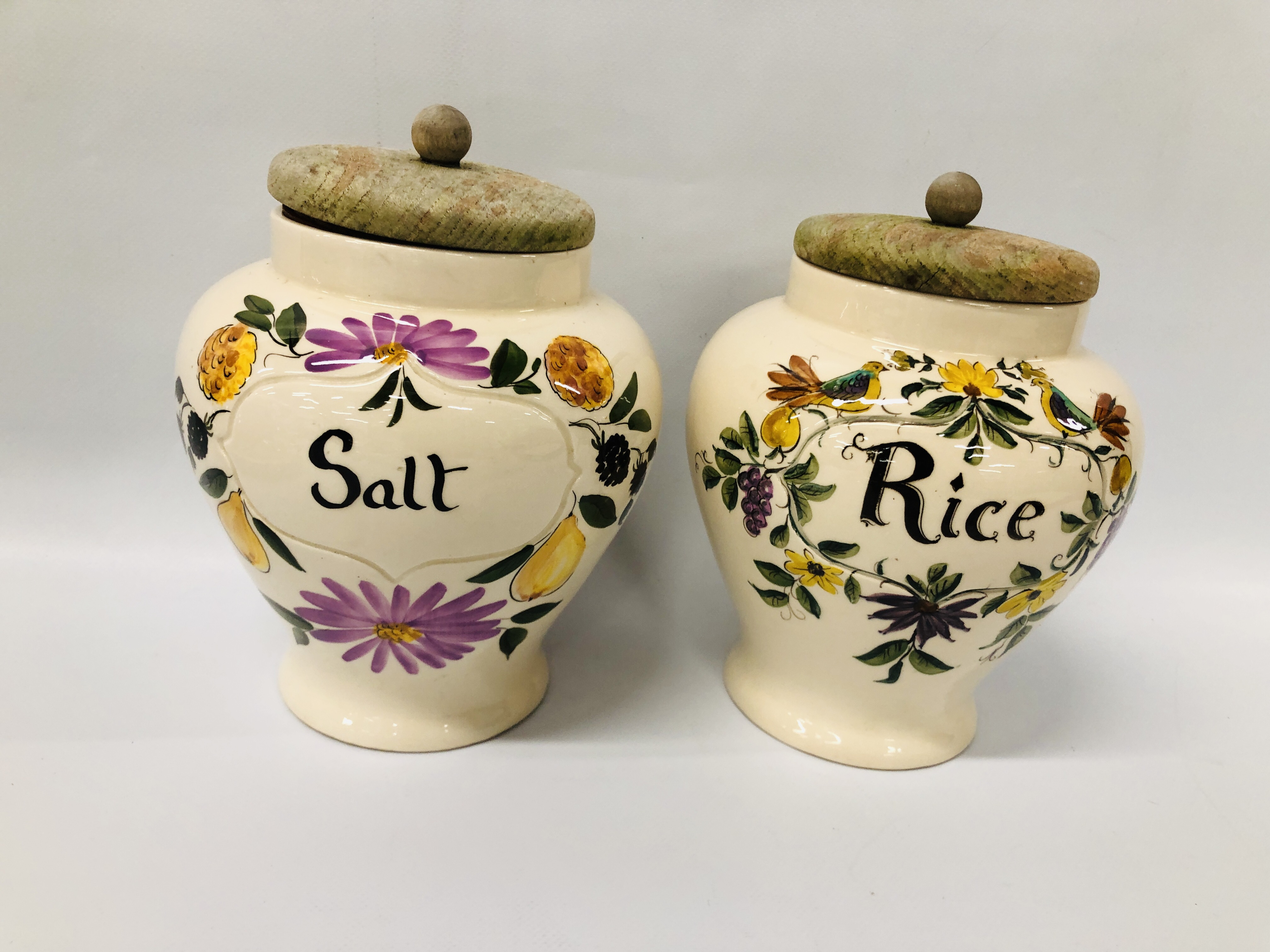 A COLLECTION OF DECORATIVE EFFECTS TO INCLUDE PAIR OF SPANISH STORAGE JARS, - Image 5 of 8