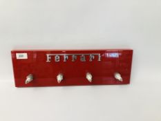 A 'FERRARI' COAT RACK