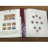 OLYMPIC GAMES THEMATIC STAMP COLLECTION IN TWO ALBUMS,