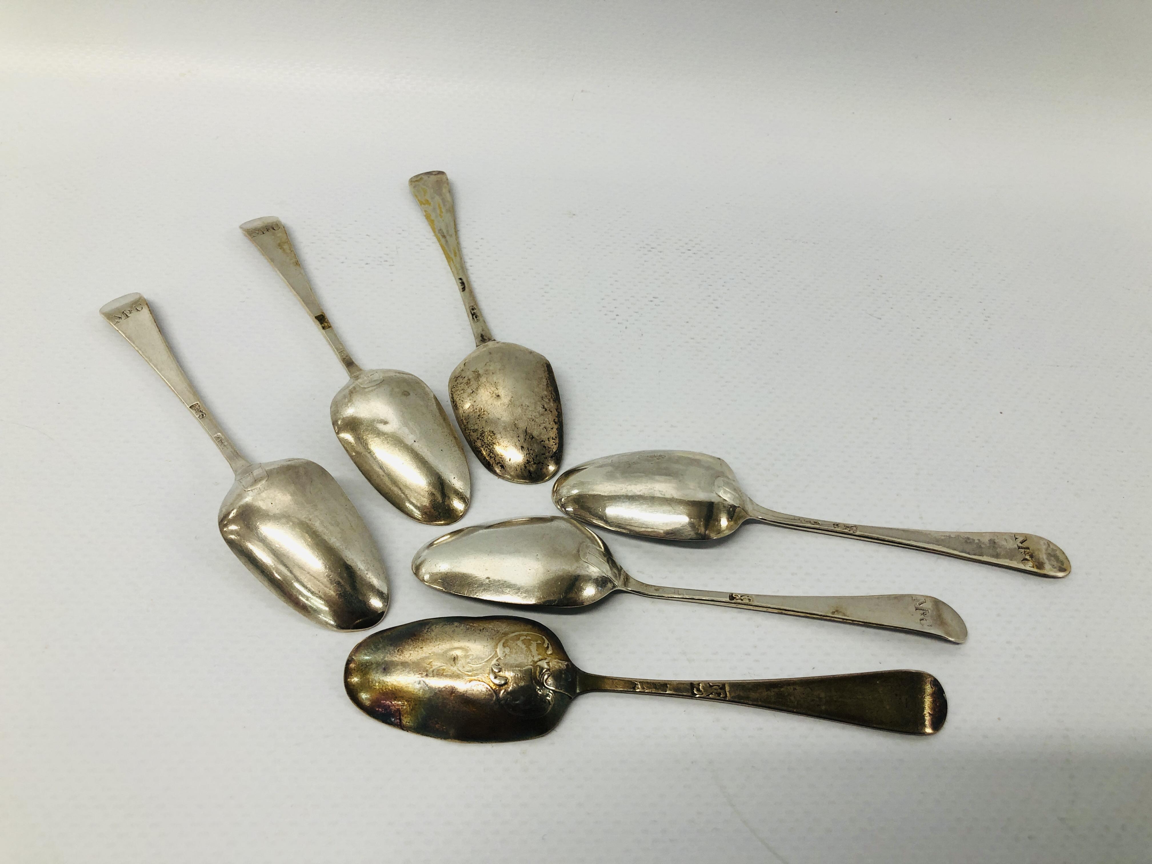 6 SILVER COFFEE SPOONS VARIOUS MAKERS AND DATES, - Image 6 of 11