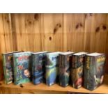All 7 Harry Potter books in the German language. All Hard back. Good condition.