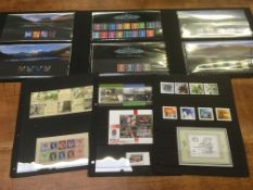 FOLDER OF GB MINT DECIMAL INCLUDING 2002 HIGH VALUE PACK ETC.