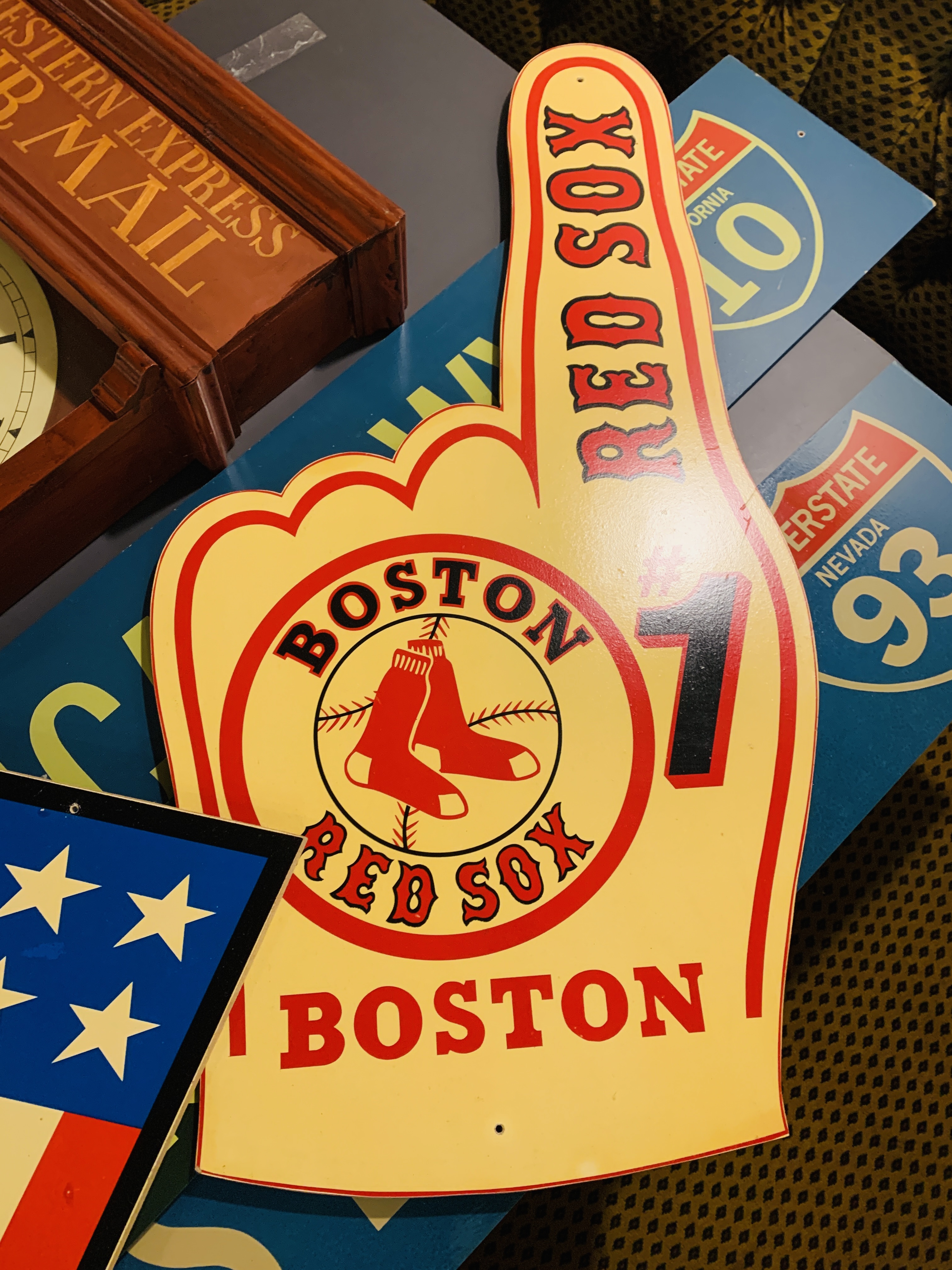 A COLLECTION OF REPRODUCTION ADVERTISING TO INCLUDE HARLEY DAVIDSON, BOSTON REDSOX, - Image 4 of 7
