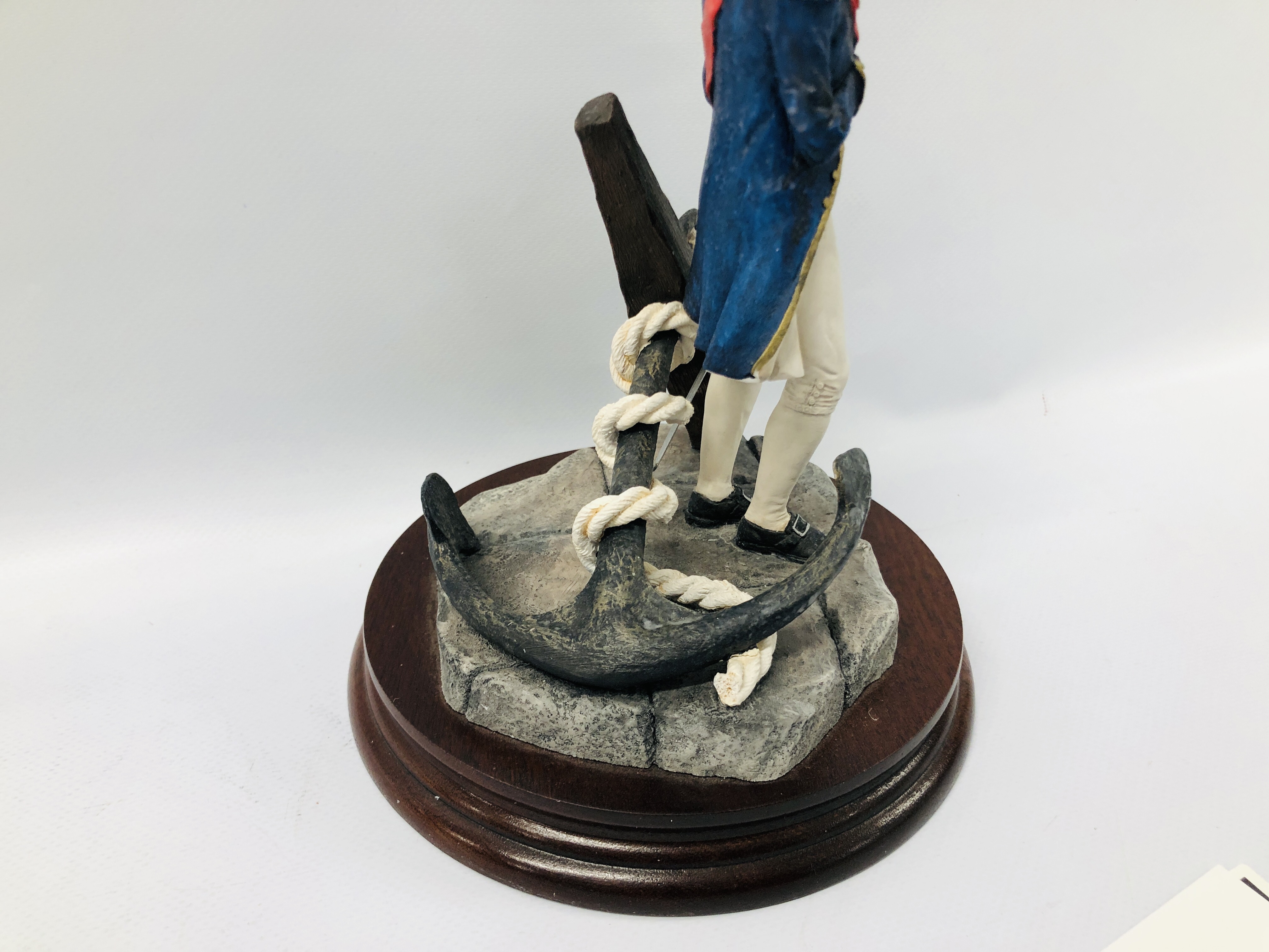 BORDER FINE ARTS LIMITED EDITION SCULPTURE 118 / 500 "ADMIRAL LORD NELSON" ALONG WITH ORIGINAL BOX - Image 9 of 12