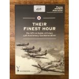 LONDON MINT OFFICE "THEIR FINEST HOUR" SEVEN COMMEMORATIVE MEDALLION SET IN FOLDER,