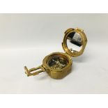 REPRODUCTION BRASS COMPASS