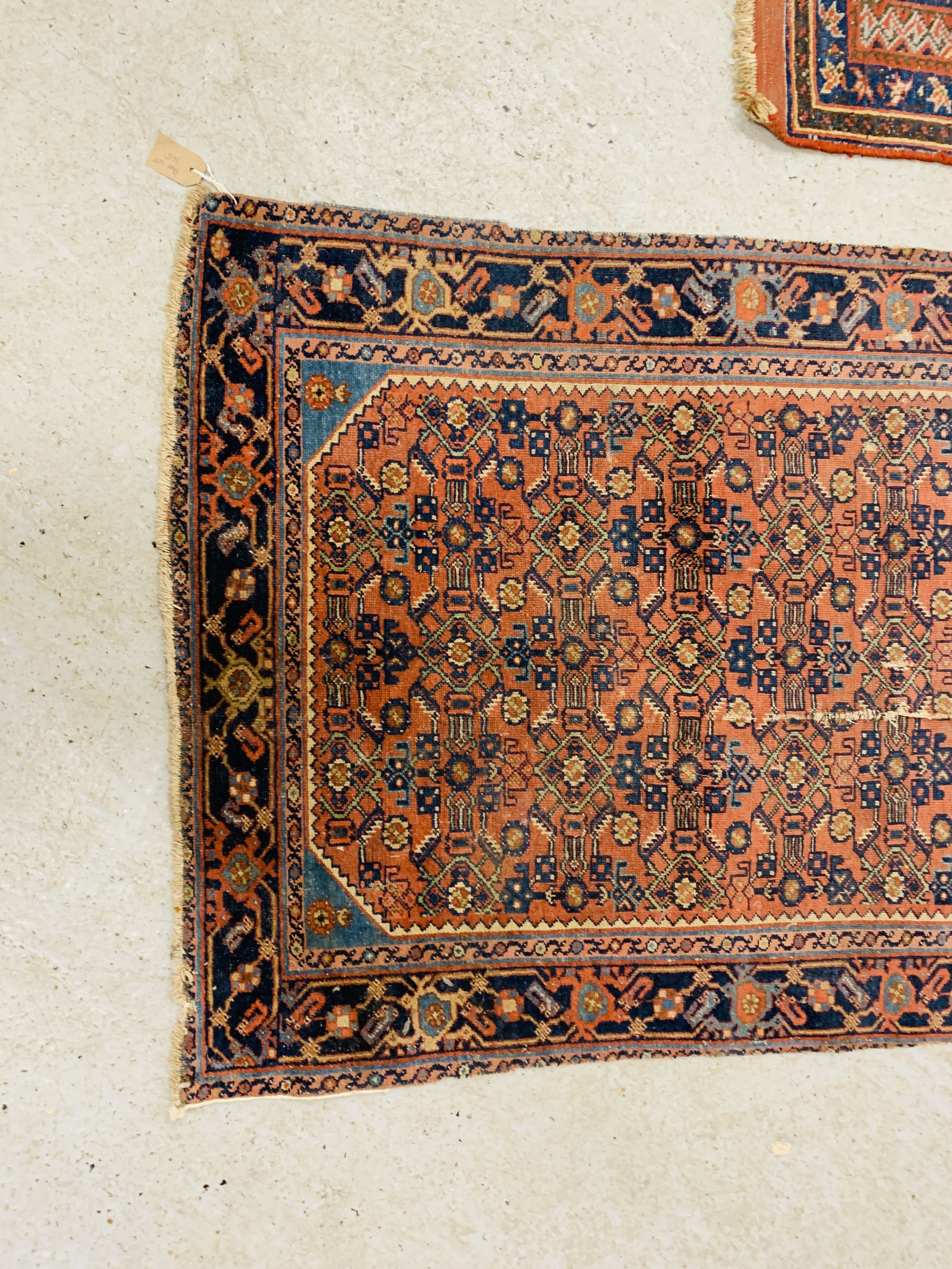 WEST PERSIAN RUG, POSSIBLY SENNEH, - Image 3 of 12