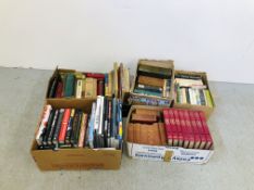 5 X BOXES OF BOOKS TO INCLUDE MUSIC BIOGRAPHY ETC.