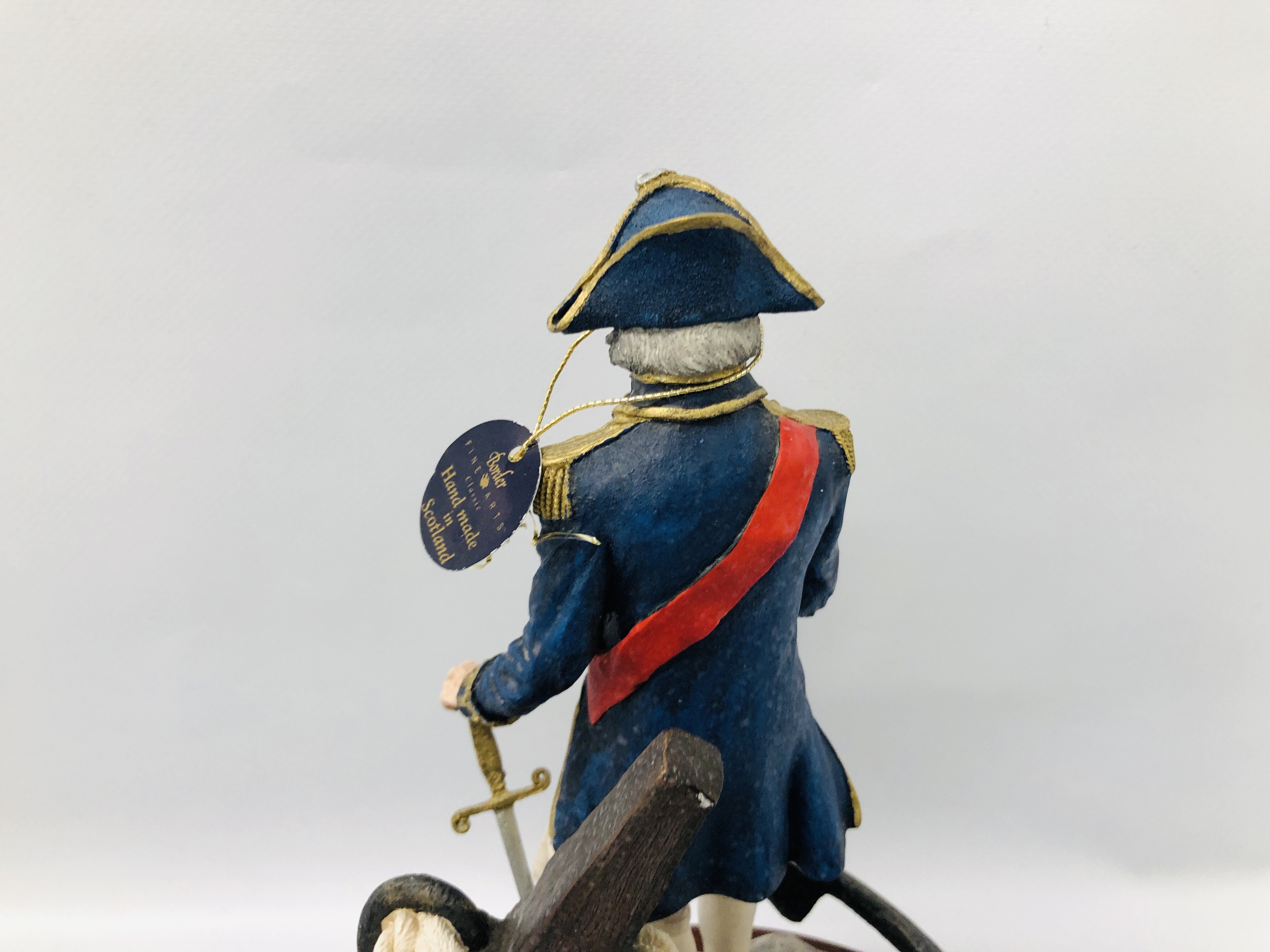 BORDER FINE ARTS LIMITED EDITION SCULPTURE 118 / 500 "ADMIRAL LORD NELSON" ALONG WITH ORIGINAL BOX - Image 5 of 12