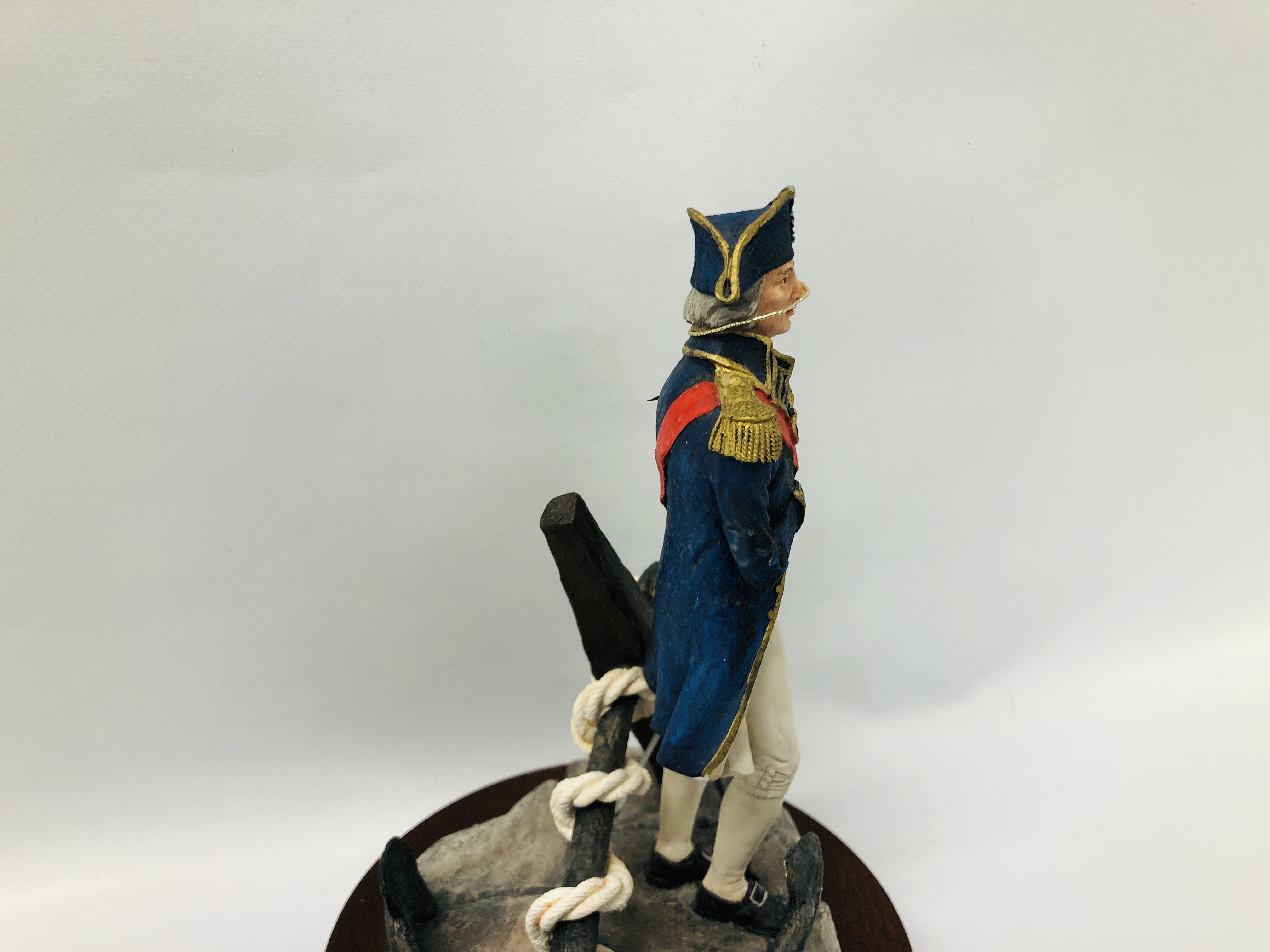 BORDER FINE ARTS LIMITED EDITION SCULPTURE 118 / 500 "ADMIRAL LORD NELSON" ALONG WITH ORIGINAL BOX - Image 8 of 12