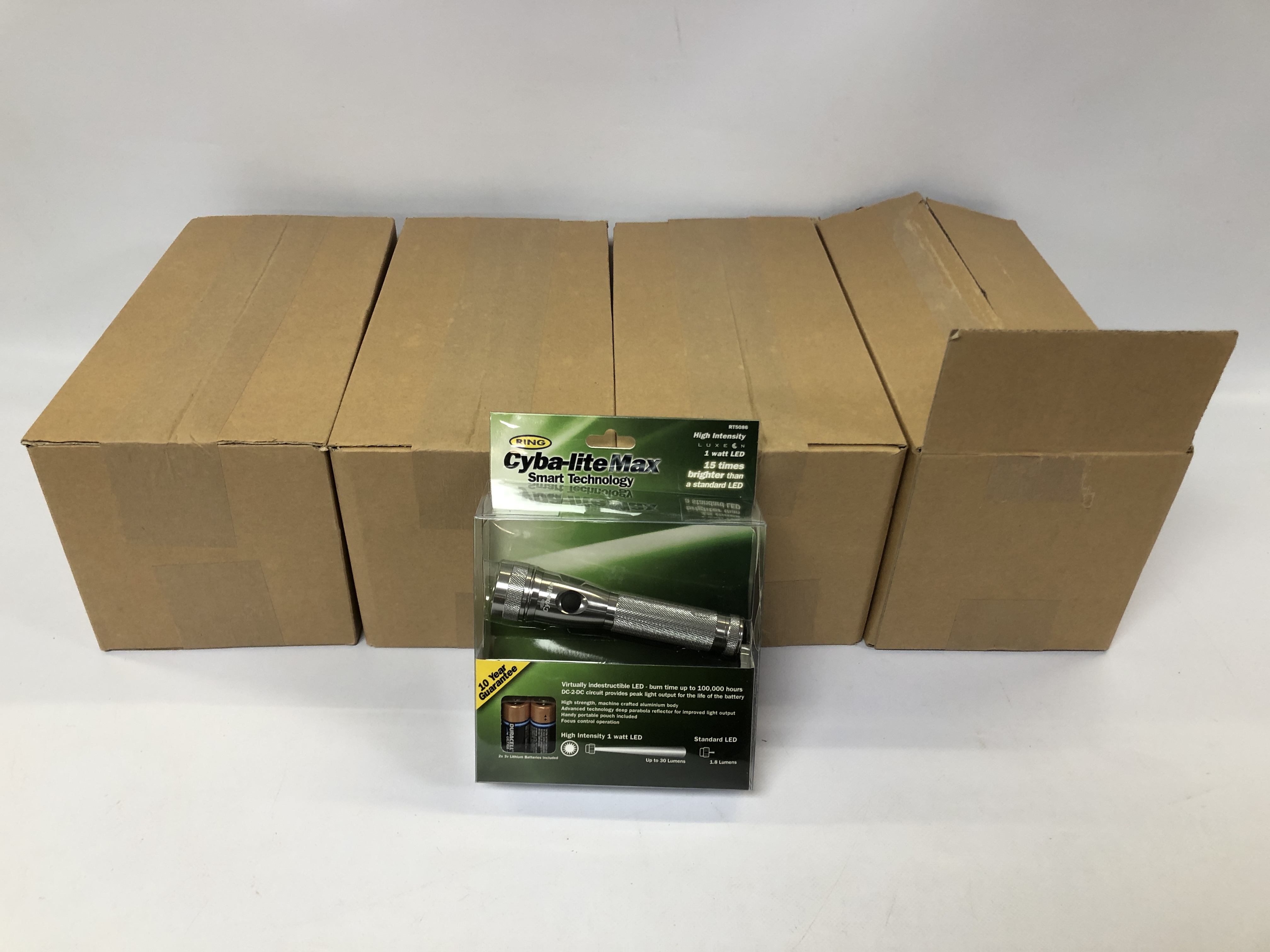 24 BOXED AS NEW GYBA-LITE MAX HIGH INTENSITY TORCHES