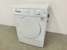 A BOSCH CLASSIXX 7 CONDENSER TUMBLE DRYER - SOLD AS SEEN.