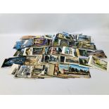 BOX OF VINTAGE POSTCARDS - EUROPE / WORLD