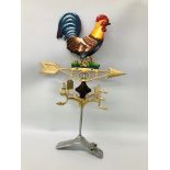 (R) COCKEREL WEATHER VANE