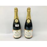 2 BOTTLES OF M.C.C BICENTENARY 75CL CHAMPAGNE.