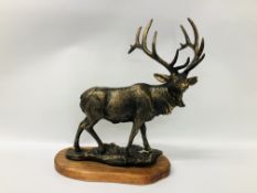 (R) CAST STAG FIGURE