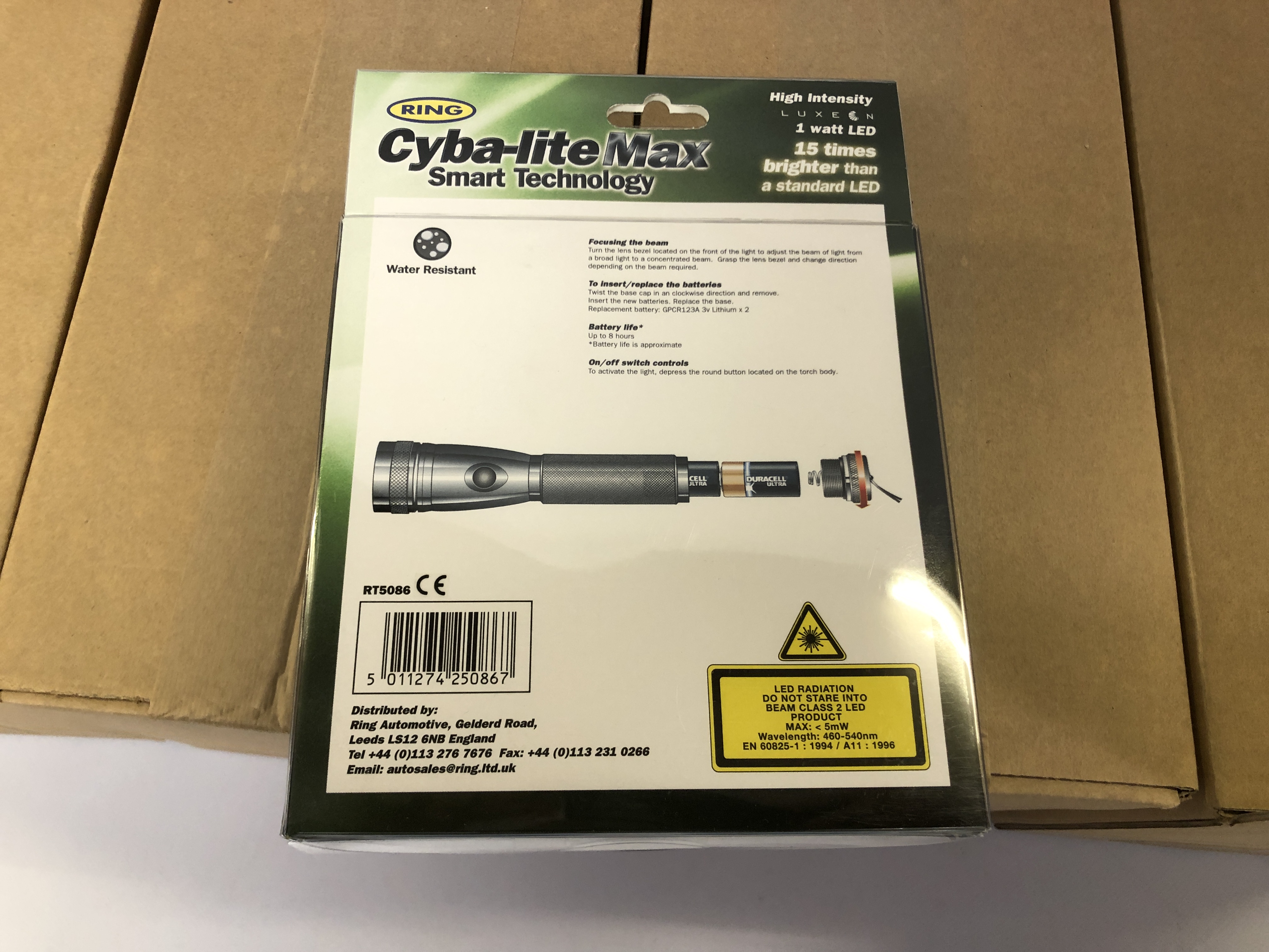 24 BOXED AS NEW GYBA-LITE MAX HIGH INTENSITY TORCHES - Image 3 of 4