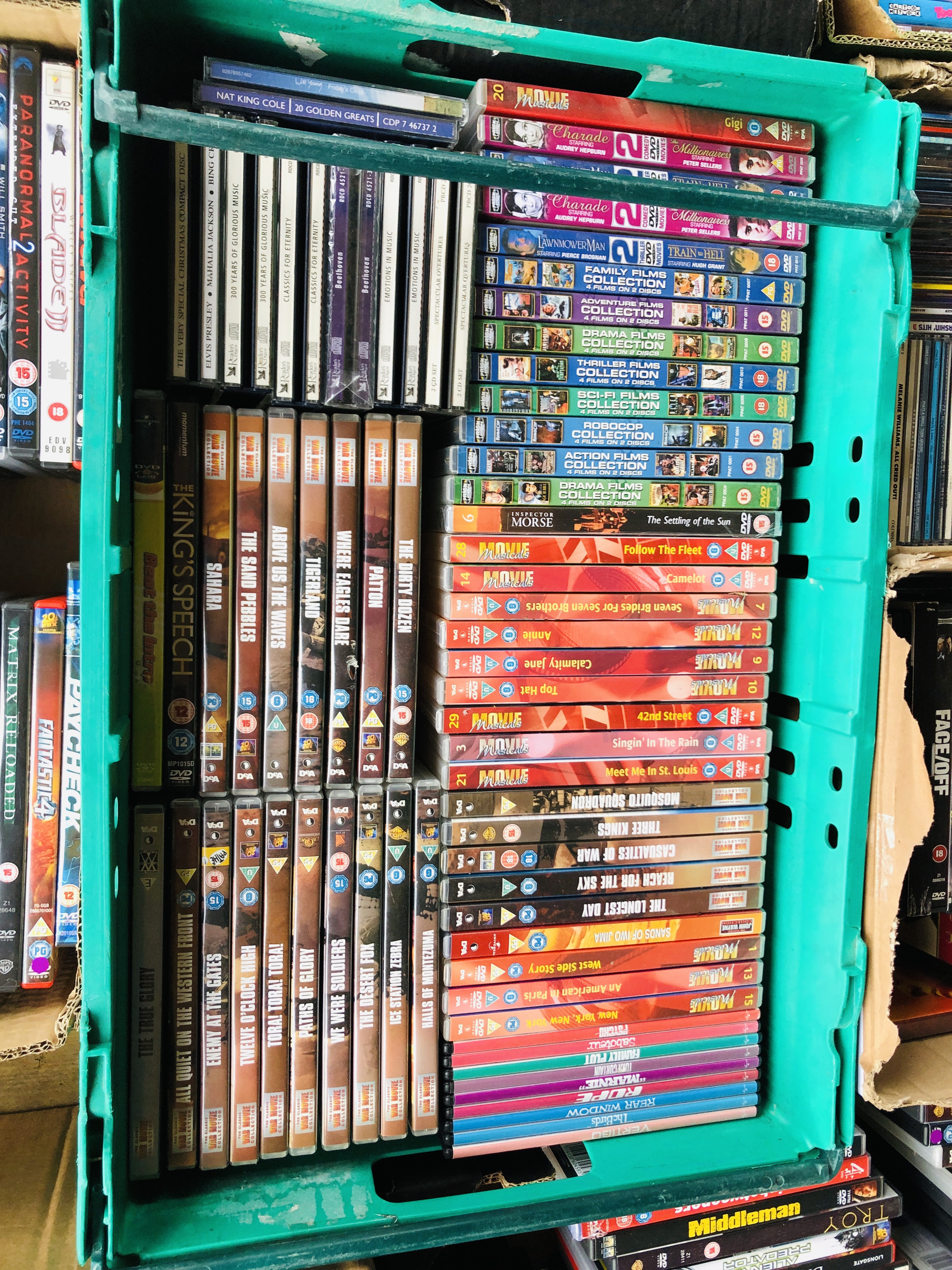 A LARGE COLLECTION OF MIXED DVD'S IN BOXES - Image 8 of 17