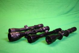 4 VARIOUS SCOPES TO INCLUDE APOLLO 3X-9X40, APOLLO 4X40,