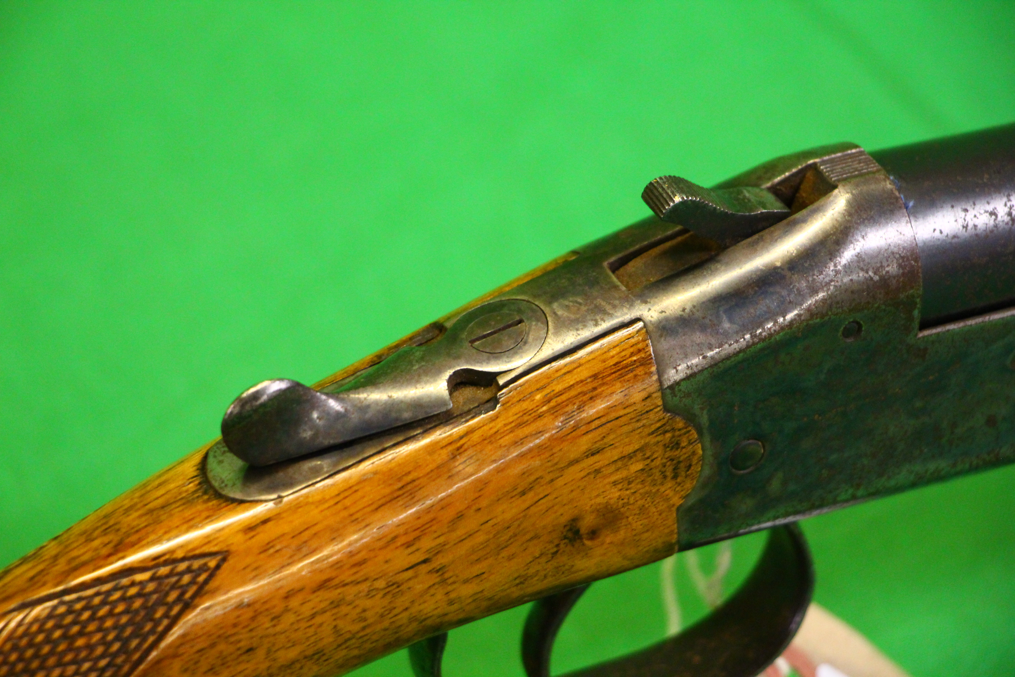 AYA 12 BORE SINGLE SHOT SHOTGUN #159134 - (ALL GUNS TO BE INSPECTED AND SERVICED BY QUALIFIED - Image 5 of 8