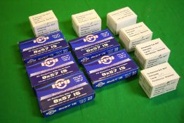 204 ROUNDS OF 8 X 57 IS CENTRE FIRE RIFLE AMMUNITION - RFD SALE ONLY - COLLECTION ONLY (REF 997)