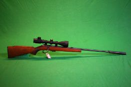 ANSCHUTZ .22RF BOLT ACTION RIFLE #948120 FITTED WITH .