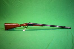 SPANISH 12 BORE SIDE BY SIDE SHOTGUN 28 INCH BARRELS, NON EJECTOR,