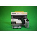 A SIG SAUER 1911 WE THE PEOPLE Co2 BB AIR PISTOL WITH Co2 CAPSULES AND BB'S - (ALL GUNS TO BE