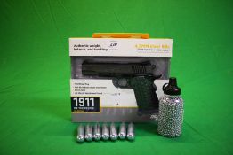 A SIG SAUER 1911 WE THE PEOPLE Co2 BB AIR PISTOL WITH Co2 CAPSULES AND BB'S - (ALL GUNS TO BE