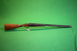 12 BORE SARASQUETA SIDE BY SIDE BOX LOCK SHOTGUN,