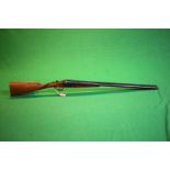 12 BORE SARASQUETA SIDE BY SIDE BOX LOCK SHOTGUN,