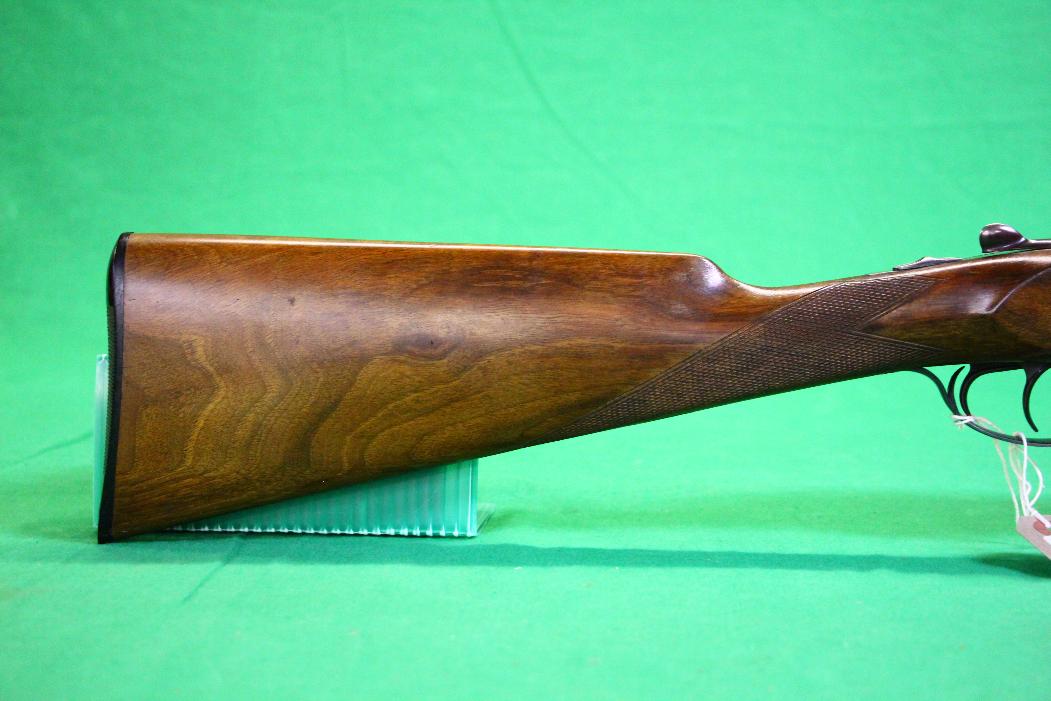 SPANISH 12 BORE SIDE BY SIDE SHOTGUN 27¾ INCH BARRELS, TWIN TRIGGER, - Image 4 of 14