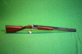 BROWNING 12 BORE OVER AND UNDER SHOTGUN, SELECTABLE SINGLE TRIGGER, EJECTOR, FIXED CHOKE,