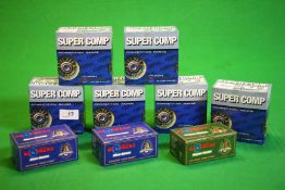 A COLLECTION OF 12 GAUGE CARTRIDGES TO INCLUDE ESPRESS COMPETITION RANGE 70MM 28GM 8 SHOT (150