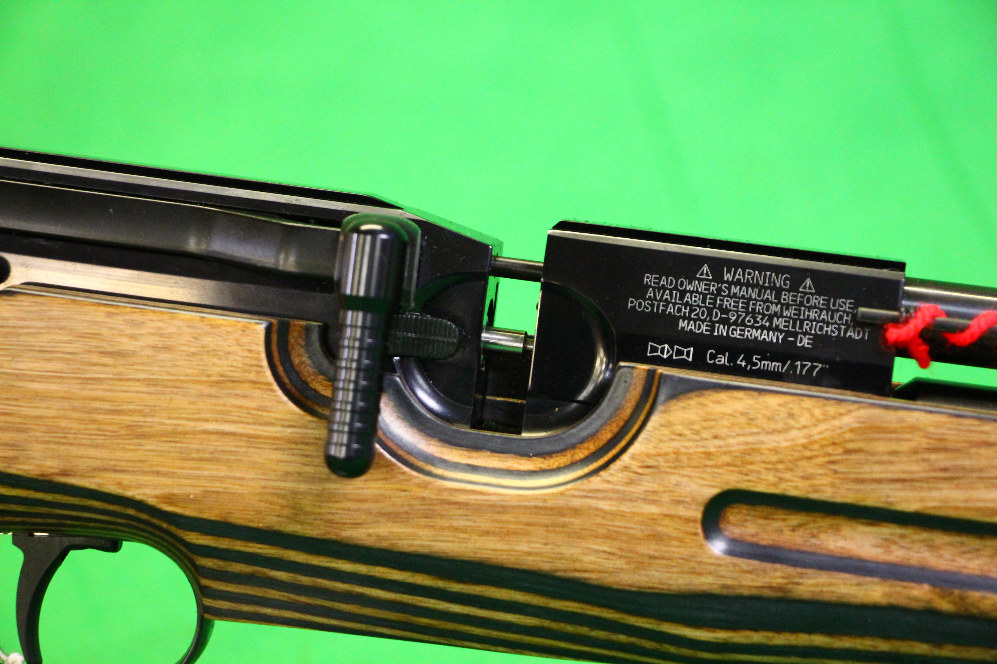 WEIHRAUCH HW 100 KT PCP AIR RIFLE, LAMINATE STOCK . - Image 5 of 16
