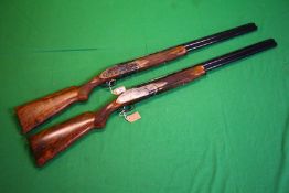 A PAIR OF JENSEN 12 BORE OVER AND UNDER SHOTGUNS, SEQUENTIALLY NUMBERED #OU1243 & #OU1244,