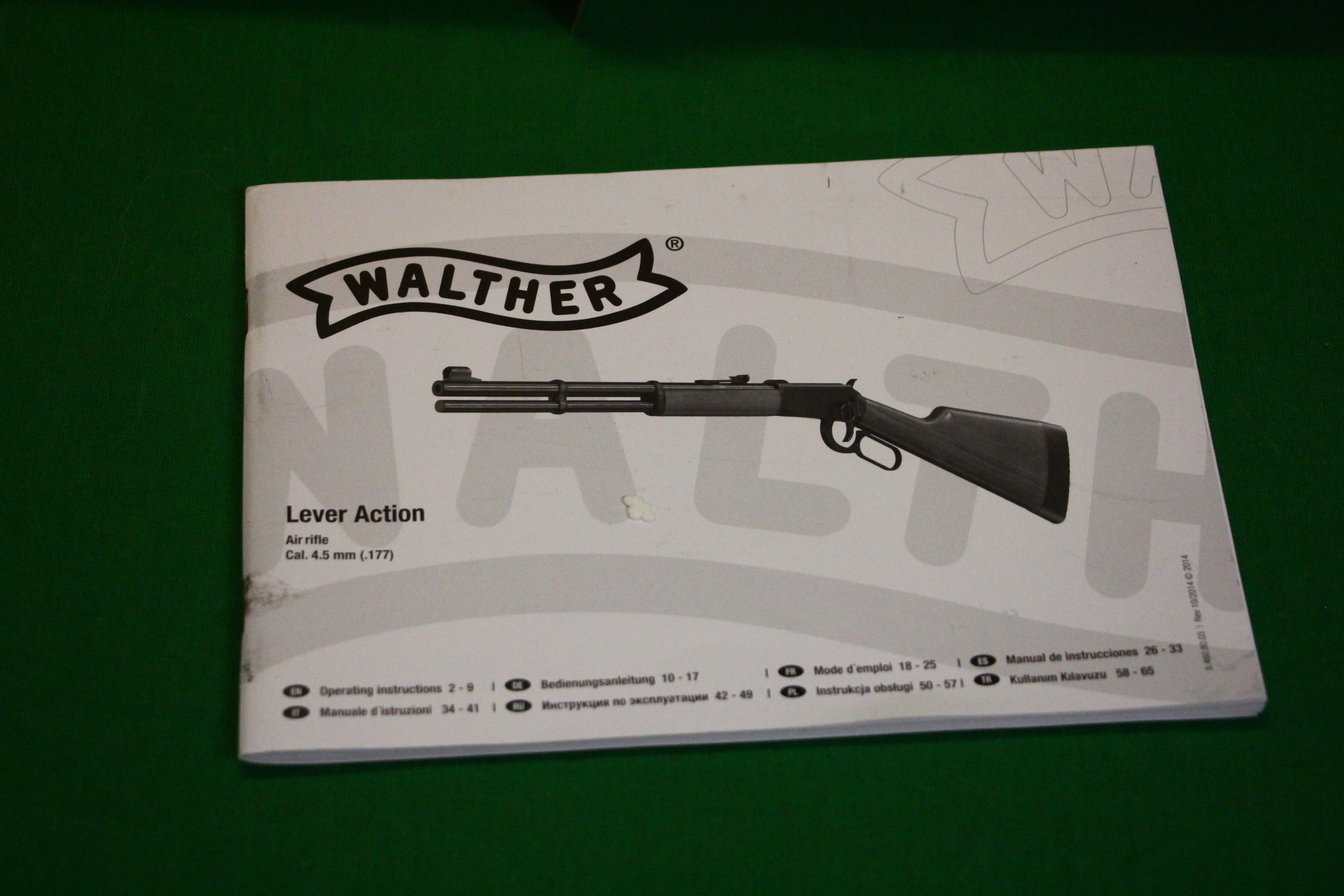 WALTHER MOD. LEVER-ACTION LONG CAL. 4.5MM . - Image 6 of 9