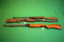 2 X RELLUM .22 UNDER LEVER AIR RIFLE AND .