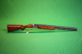 12 BORE NIKKO OVER AND UNDER SHADDOW SHOTGUN SINGLE TRIGGER, EJECTOR,