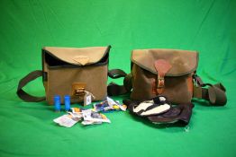 2 JACK PIKE CARTRIDGE BAGS + QTY FOAM EAR PLUGS