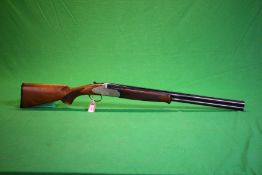 BETTINSOLI 12 BORE OVER AND UNDER SHOTGUN #98200 5 CHOKES AND KEY - (ALL GUNS TO BE INSPECTED AND