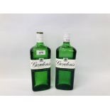 2 X LITRE BOTTLE GORDONS LONDON DRY GIN