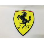 (R) FERRARI PLAQUE