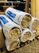 6 X ROLLS KNAUF 200MM INSULATION