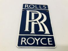 (R) ROLLS ROYCE WALL PLAQUE