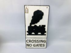 (R) LEVEL CROSSING TRAIN SIGN