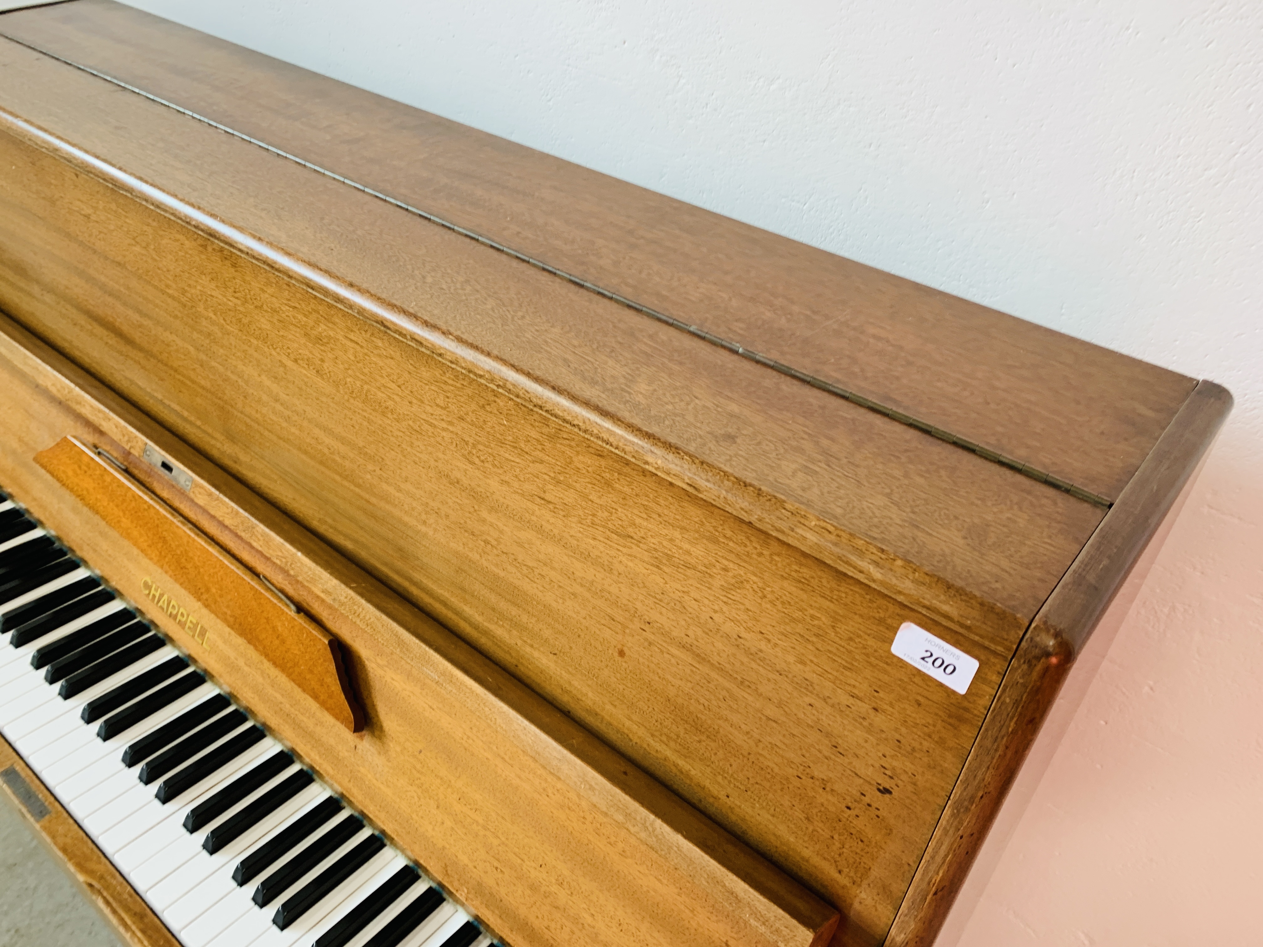 A CHAPPELL UPRIGHT OVERSTRUNG PIANO - Image 6 of 16