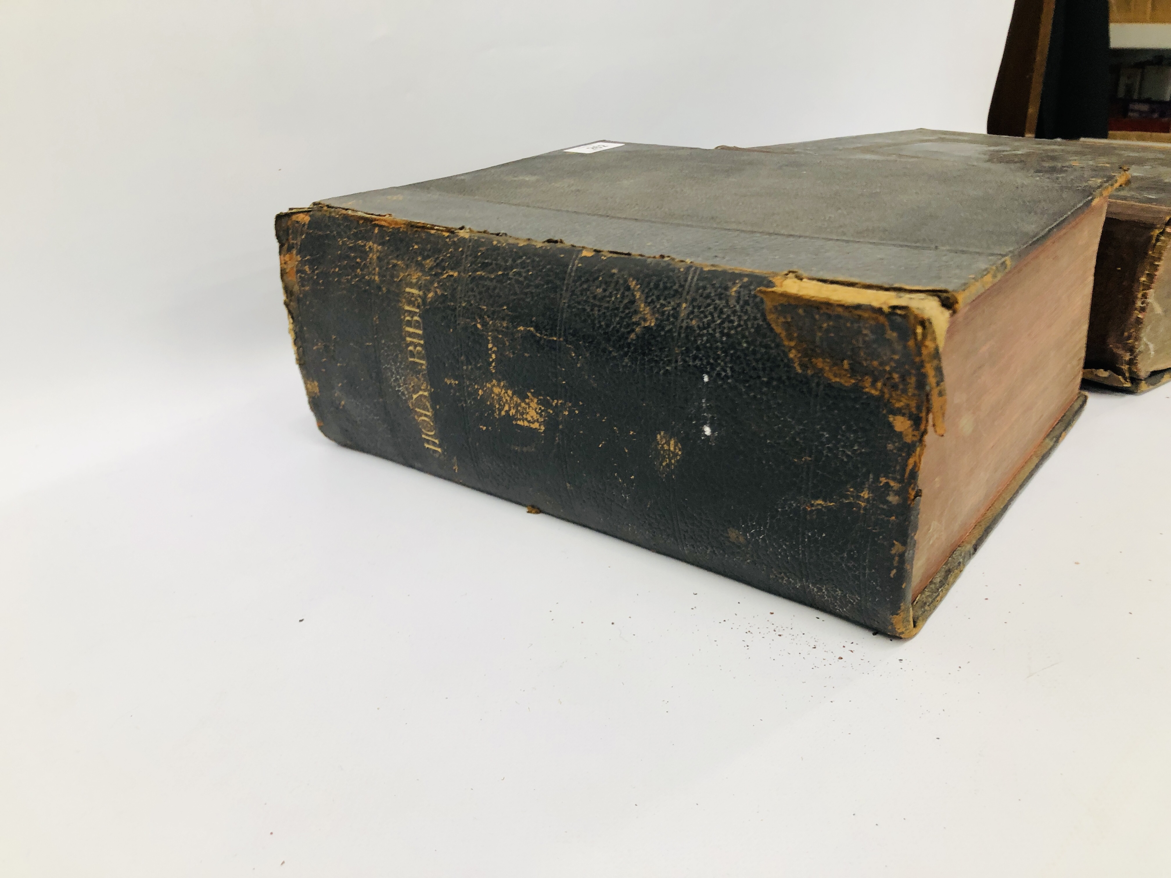 2 FAMILY BIBLES INCLUDING LEATHER BOUND - Image 6 of 10